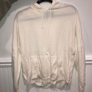 25A SWEATER WITH HOOD Cream